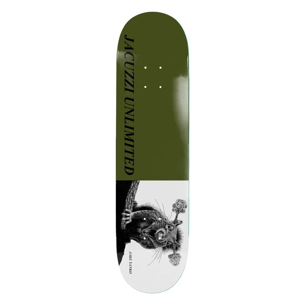 Jacuzzi Unlimited Jake Yanko Rabid EX7 Green Skateboard Deck - 8.75