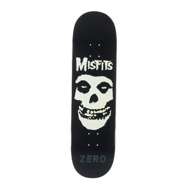 Zero Skateboard Misfits Fiend Skull GITD Skateboard Deck - 8.5