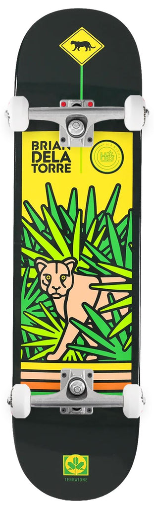 Habitat Delatorre 'Panther Crossing' x (WB ”) x Venom Custom Complete Skateboard - 8.0"