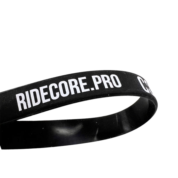 CORE Rubber Wristband - Black / White Accessories