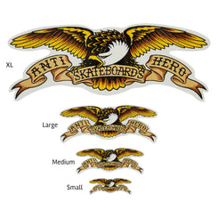 Anti Hero AH Eagle Sticker (Multi) Size - XL
