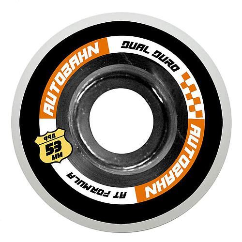 Dual Duro A / T Formula / 99a Autobahn Pack Skateboard Wheels - 53mm
