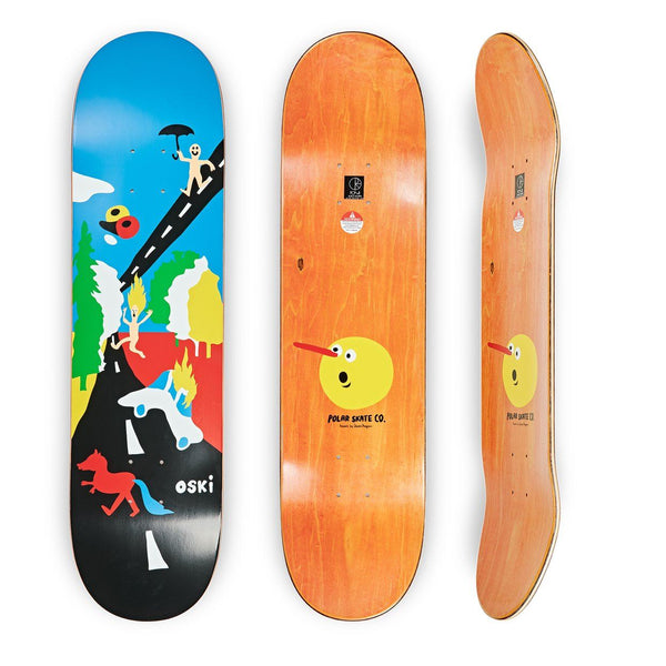 Polar Skate Co OSKAR ROZENBERG - Beautiful Day Skateboard Deck - 8.0