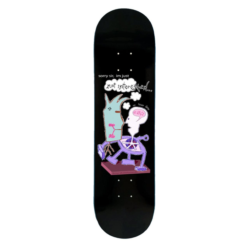 Frog Skateboards Not Interested (Pat G) Skateboard Deck - 8.38"