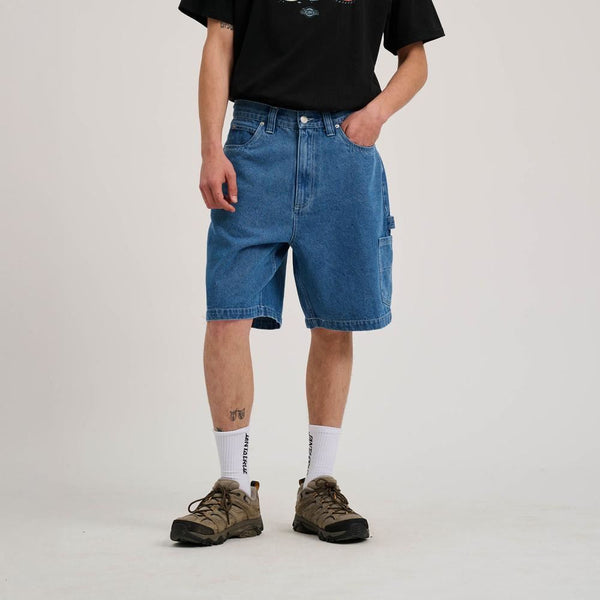 Santa Cruz Shorts Carpenter Big Shorts - Classic Blue - Skatewarehouse.co.uk