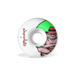Chocolate Sapo Staple 99D (99a) Skateboard Wheels - White