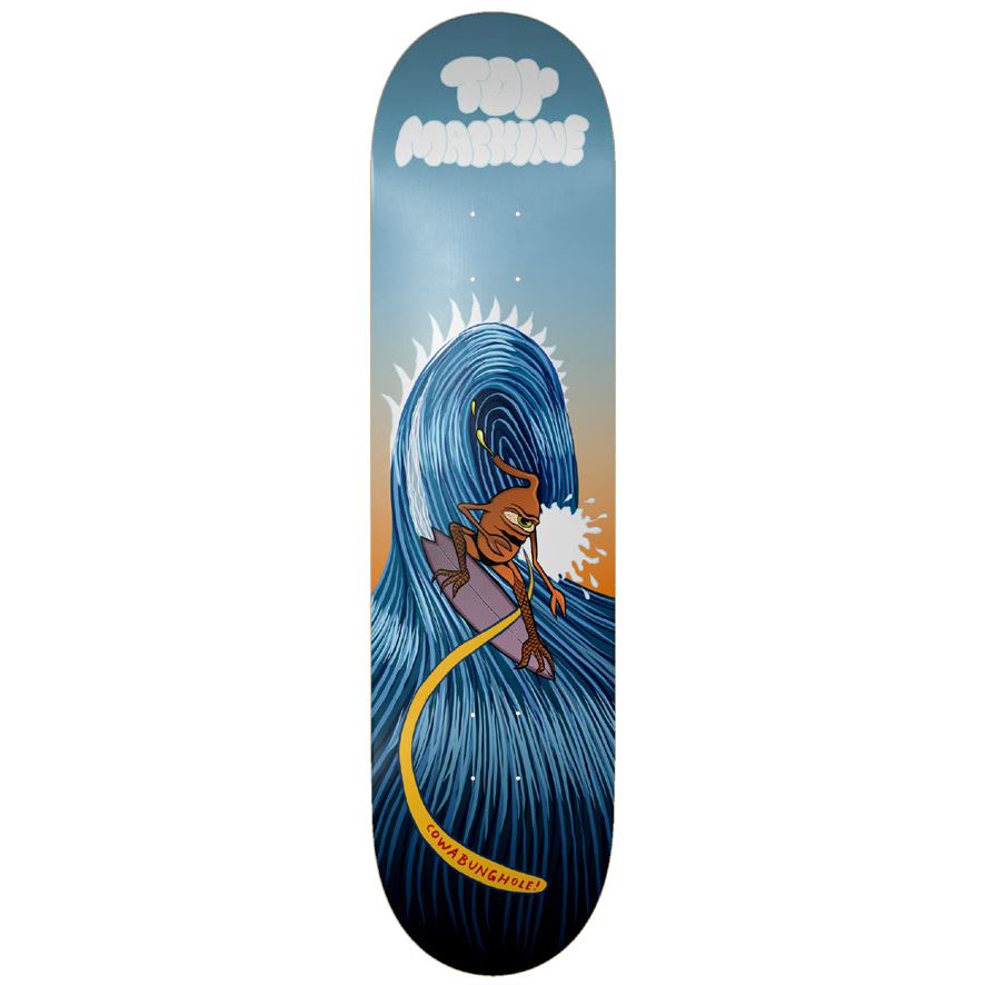 Toy Machine Cowabunghole Skateboard Deck - 8.5" - Skatewarehouse.co.uk