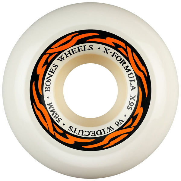 BONES X-Formula • 56mm • 95A • V6 Wide-Cut (Spring '26) Skateboard Wheels