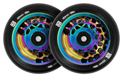 Slamm Neochrome 110mm Split Core Wheels - Pair - Neochrome - Skatewarehouse.co.uk