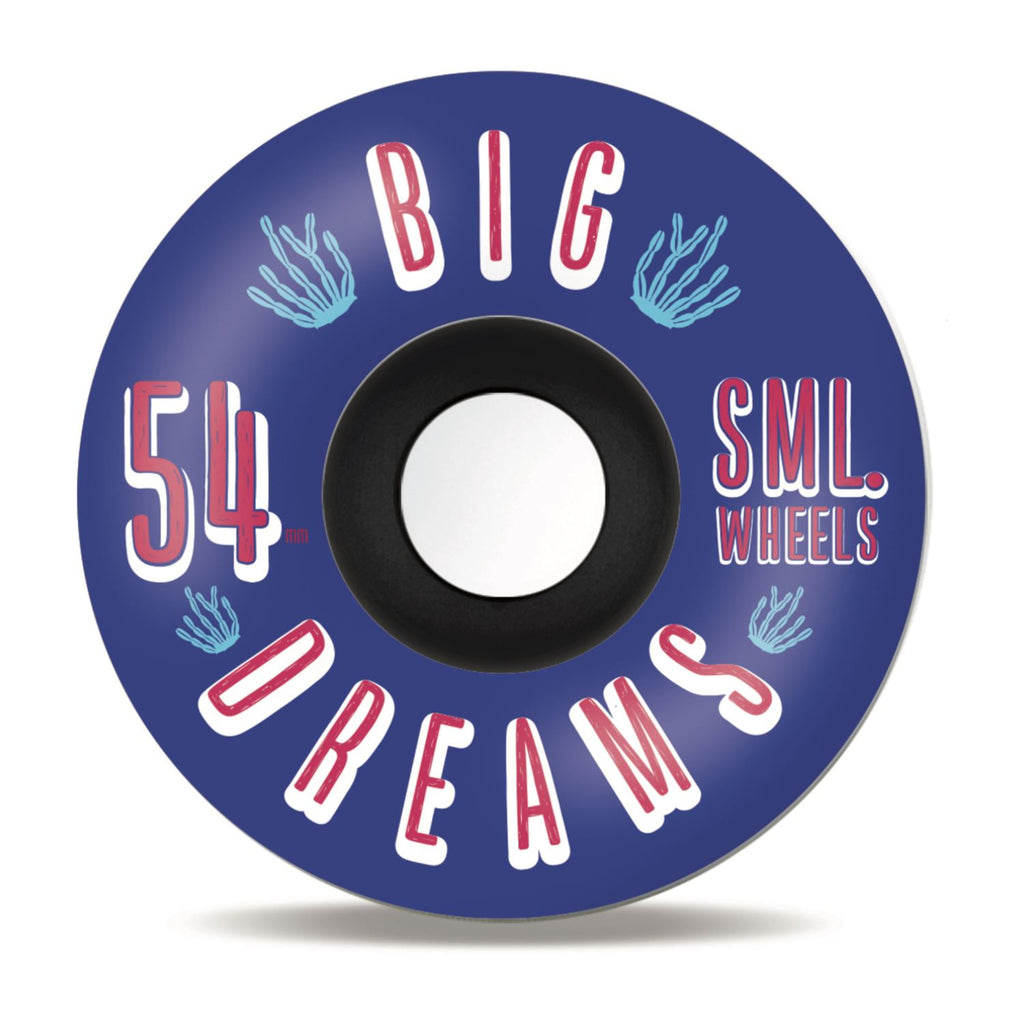 sml. Succulent Cruiser Blue Dreams V-Cut 92a Skateboard Wheels - 54mm