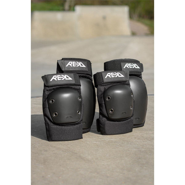 REKD Skateboard Skate Scooter BMX Ramp Double Pad Set - Black - Skatewarehouse.co.uk