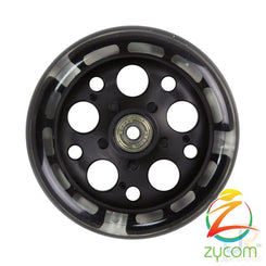 Zycom - 125Mm Light Up Front Wheel - Black - Skatewarehouse.co.uk