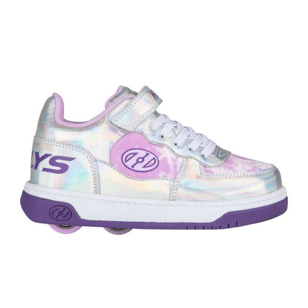 Heelys X2 Rezerve Low X2 - Silver Holo / Lavender - Skatewarehouse.co.uk
