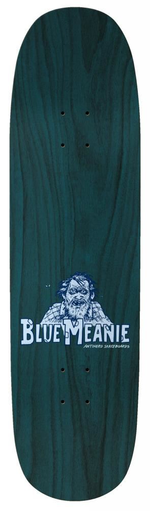 Anti Hero Team Shaped Eagle Blue Meanie Skateboard Deck - 8.75