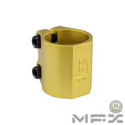Madd Gear Mfx Extreme Double Clamp - Gold - Skatewarehouse.co.uk