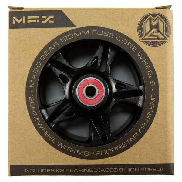 Mfx Fuse 120mm - Black / Silver Scooter Wheels