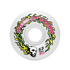 Opera SOS Fire Mask Classic 99a White Skateboard Wheels - 52mm