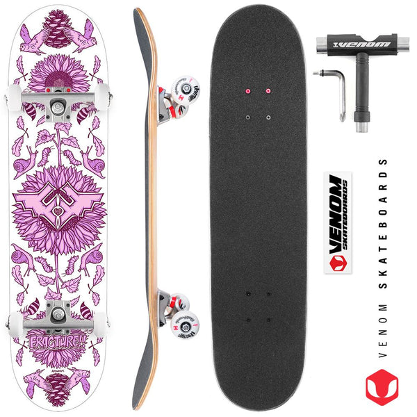 Fracture x Adswarm 2 Custom Complete Skateboard - 7.75