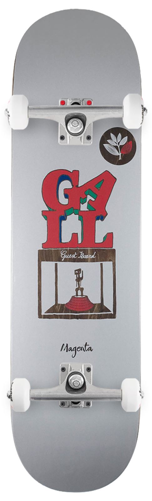 Magenta Fred Gall Guest Board x Venom Custom Complete Skateboard - 8.25