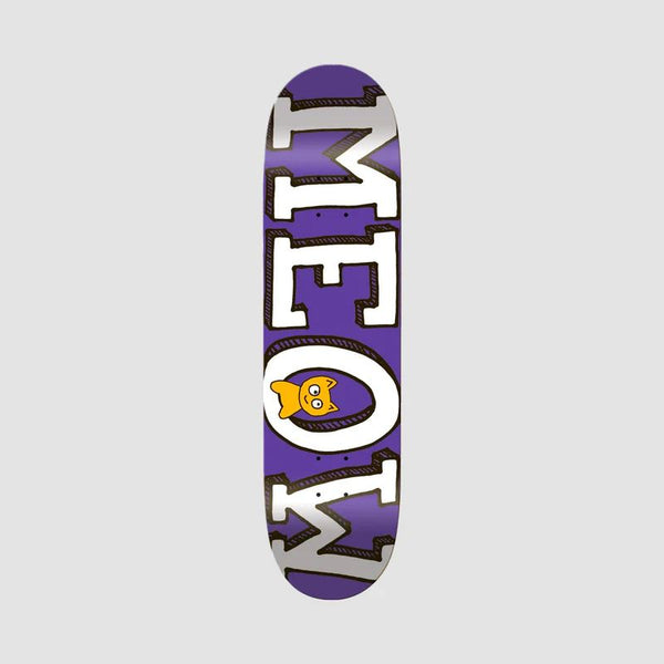 Meow DSM Logo Purple Skateboard Deck - 8.0