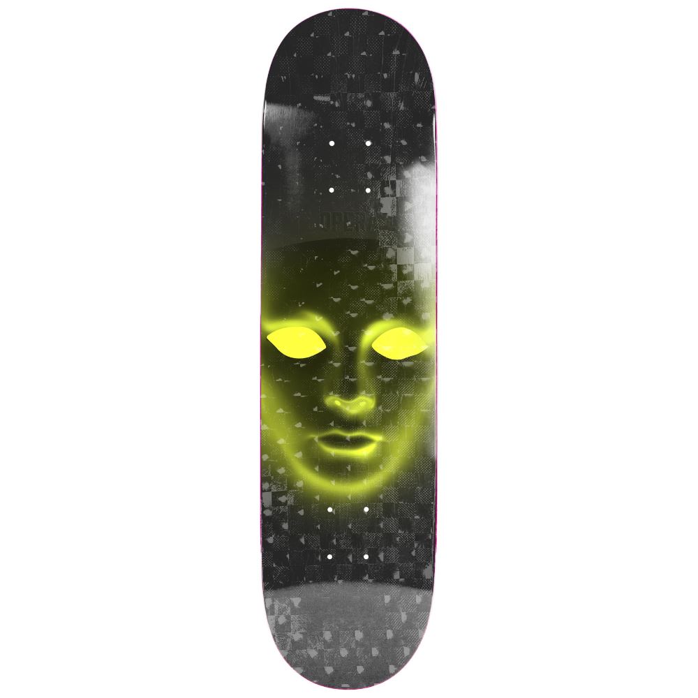 Opera Face EX7 Black Holographic Skateboard Deck - 8.0"
