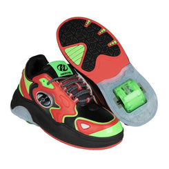 Heelys Ryder  - Red / Neon Green / Black - Skatewarehouse.co.uk