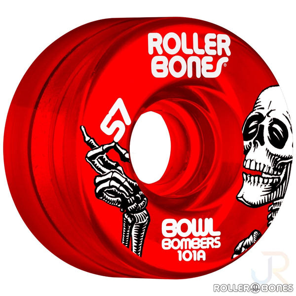 Rollerbones - Bowl Bombers Red (8) - / 101a Skateboard Wheels