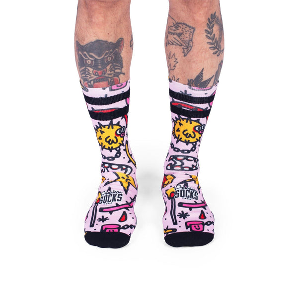 American Socks Blowfish - Mid High Socks