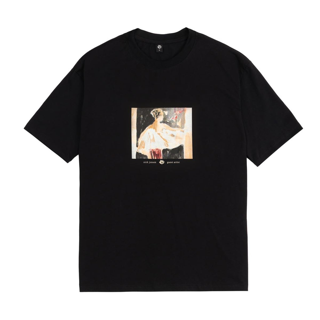 Magenta Nick Jensen Guest Artist Tee Black - Skatewarehouse.co.uk