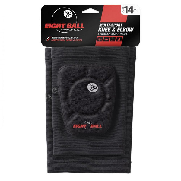 Eight Ball Pads Stealth Knee & Elbow - Black
