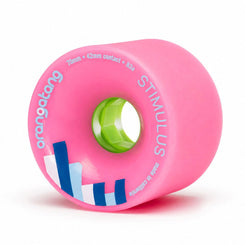 Orangatang "Stimulus" inc Jehu V2 Bearings - Pink 83a (Set 4) Skateboard Wheels