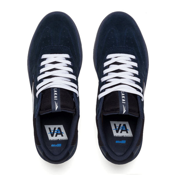 Lakai Atlantic Skate Shoes - Navy/Navy - Skatewarehouse.co.uk