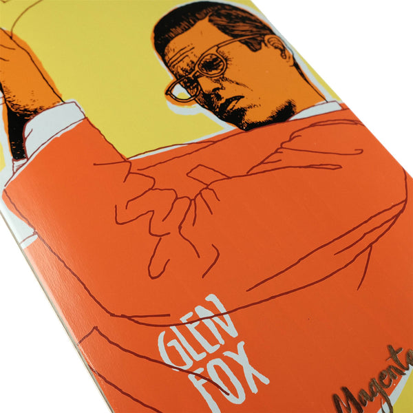 Magenta Glen Fox Free Jazz Skateboard Deck - 8.0
