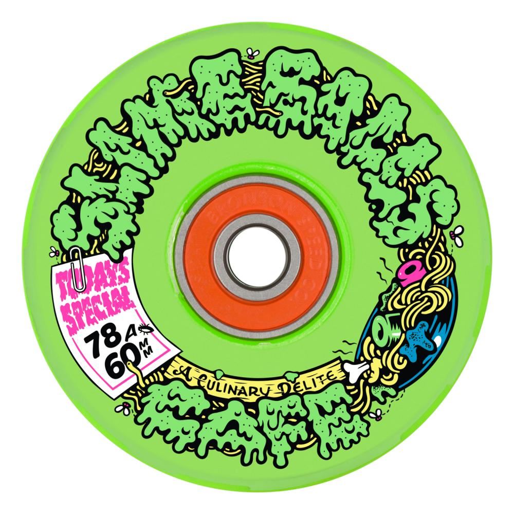 Slime Balls Skateboard Wheels SB Cafe OG 78a - Green - Skatewarehouse.co.uk
