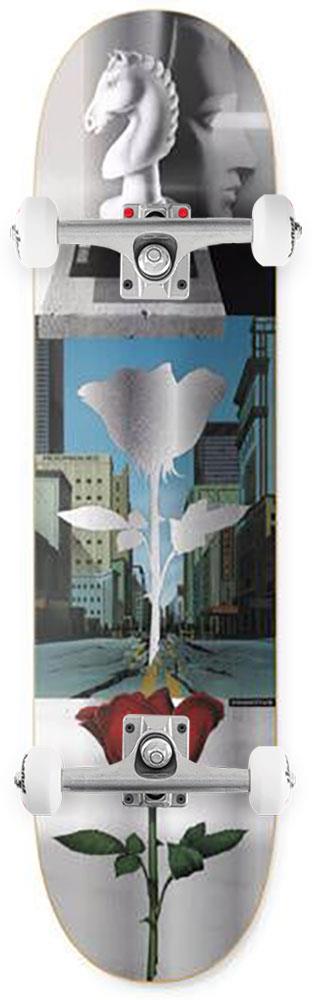 Primitive Rodriguez knight Deck Silver x Venom Custom Complete Skateboard - 8.0