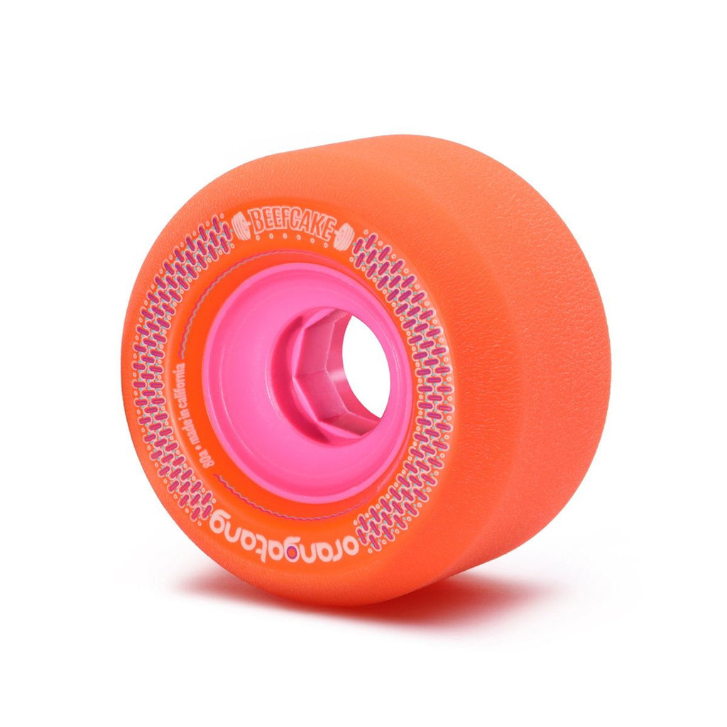 Orangatang "Beefcake" Orange 80a (Set 4) Skateboard Wheels