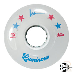 Luminous LED Quad Wheel - All Stars - 62mm / 85a (Unit)