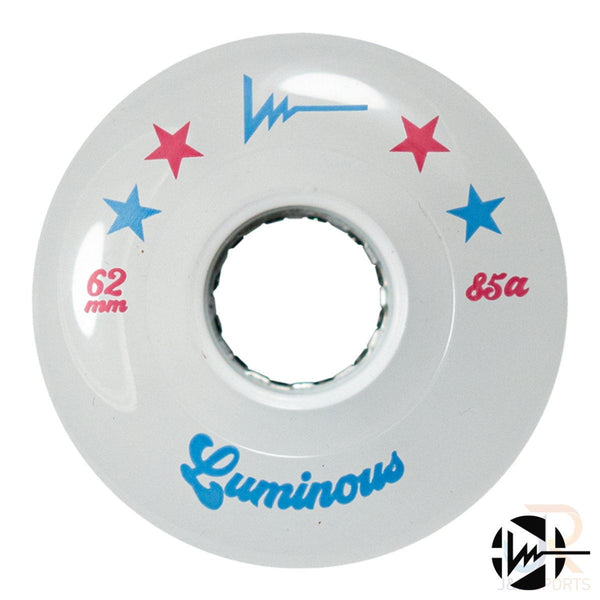 Luminous LED Quad Wheel - All Stars - 62mm / 85a (Unit)
