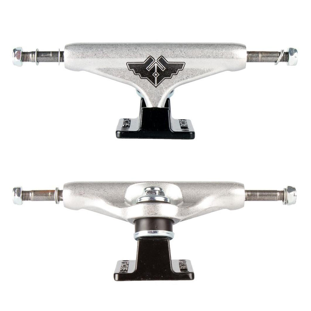 Fracture Truck Wings V2 Raw/Blk Skateboard Trucks - 5.25 - Skatewarehouse.co.uk