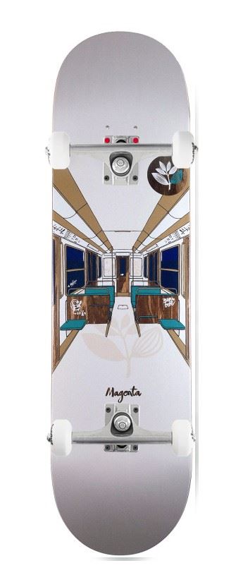 Magenta Glen Fox & Ben Gore Metro Series x Venom Custom Complete Skateboard - 8.5