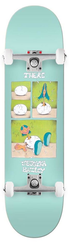 There Jessyka Beginners Custom Complete Skateboard - 8.06