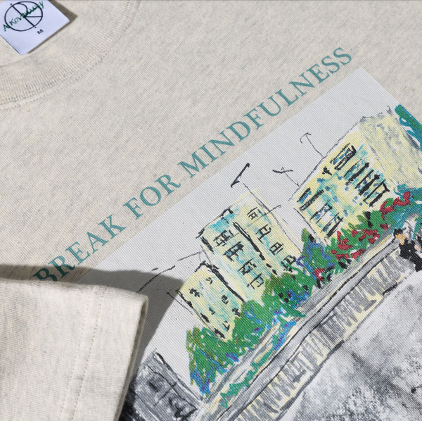Tee | Mindfulness (Ivory Grey Melange)