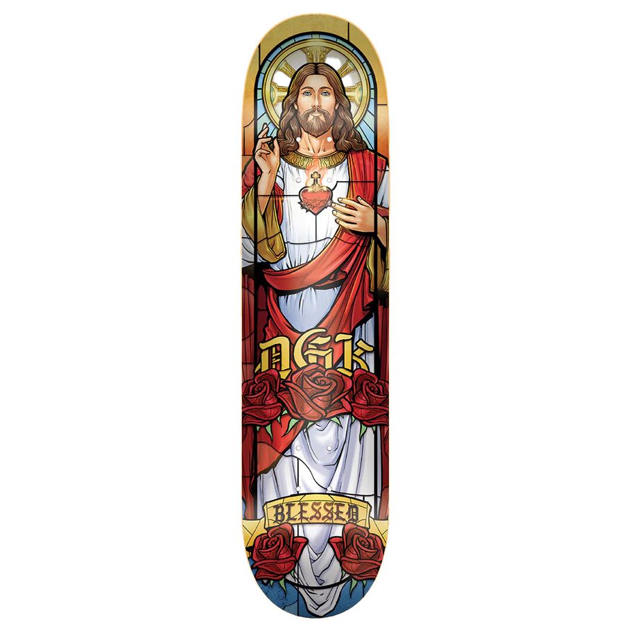 DGK Prince Of Peace (Rainbow Prismatic) Skateboard Deck - 8.1"