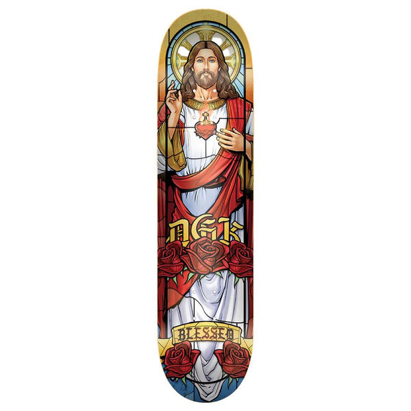 DGK Prince Of Peace (Rainbow Prismatic) Skateboard Deck - 8.1