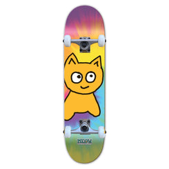 Meow Logo Tie Dye Complete Skateboard - 7.5"