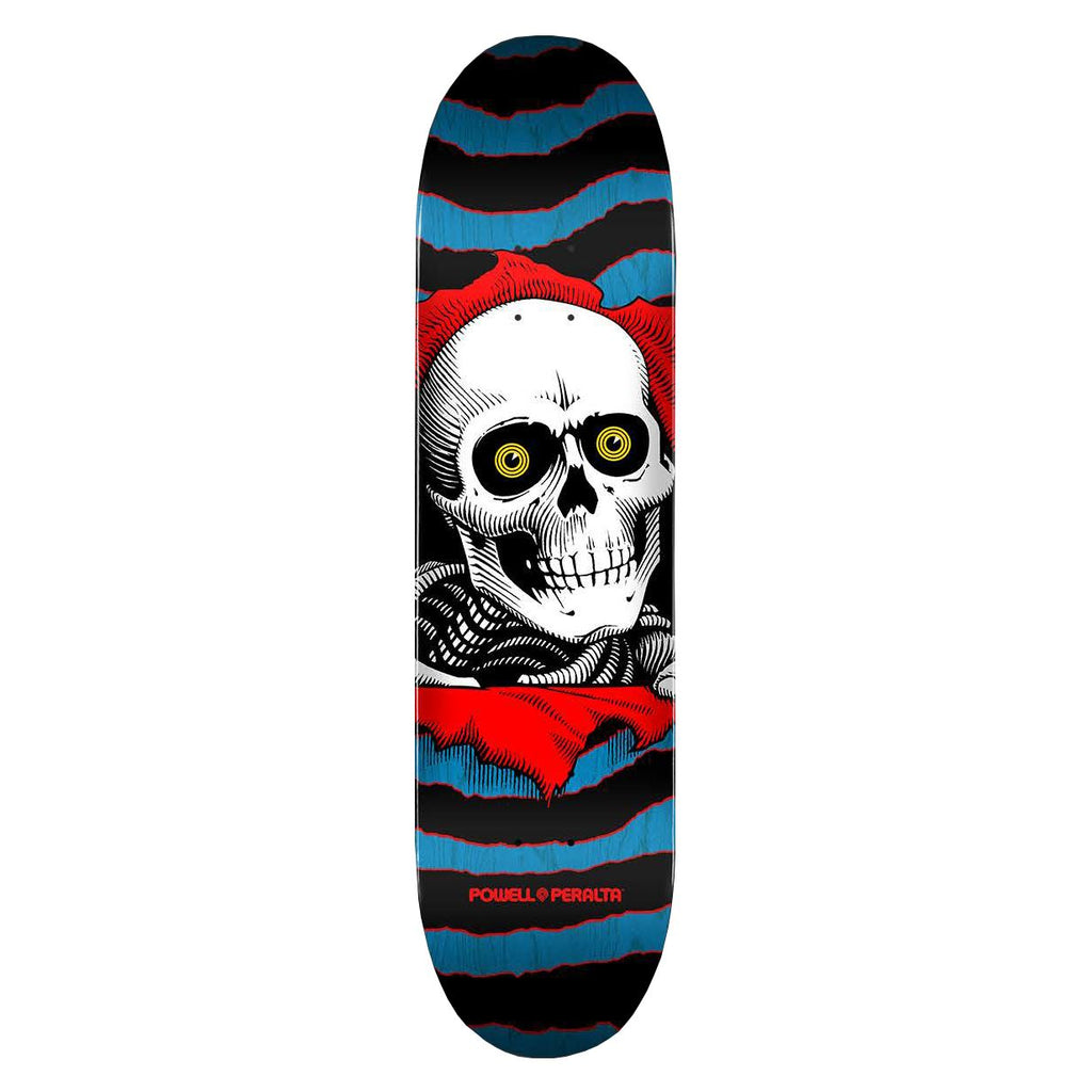 Powell Peralta Ripper • Blue Stain / Red • x Skateboard Deck - 7.5" - Skatewarehouse.co.uk