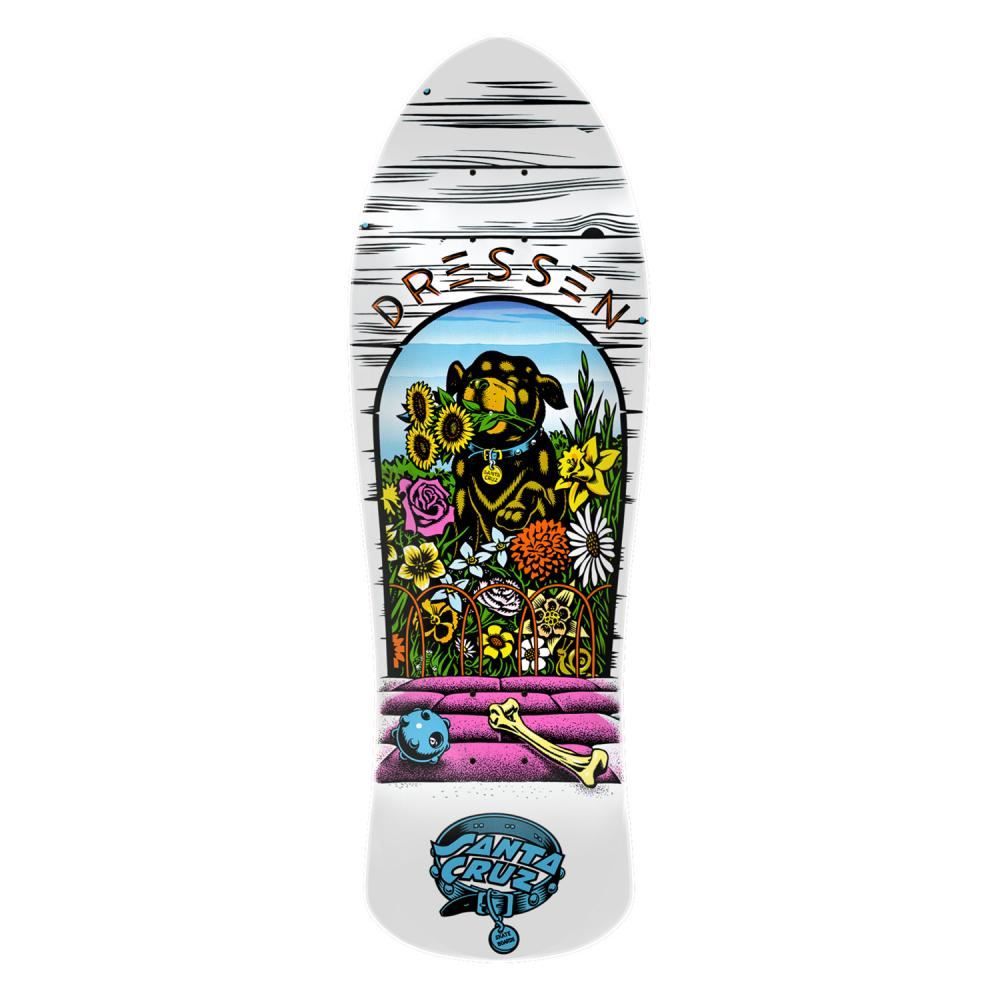 Santa Cruz Reissue Dressen Pup Skateboard Deck - 9.5"