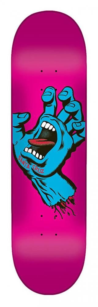 Santa Cruz Logo Screaming Hand Skateboard Deck - 7.8