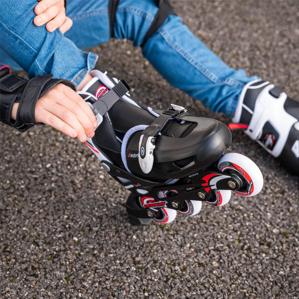 Osprey Adjustable Inline Skate - Red - Skatewarehouse.co.uk