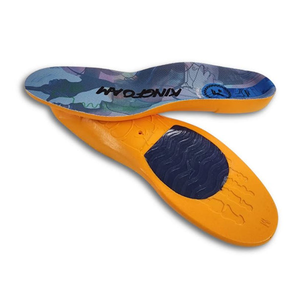 Footprint Kingfoam Elite Quantum Heel Infinity Foam Insoles Mid - Blue Camo